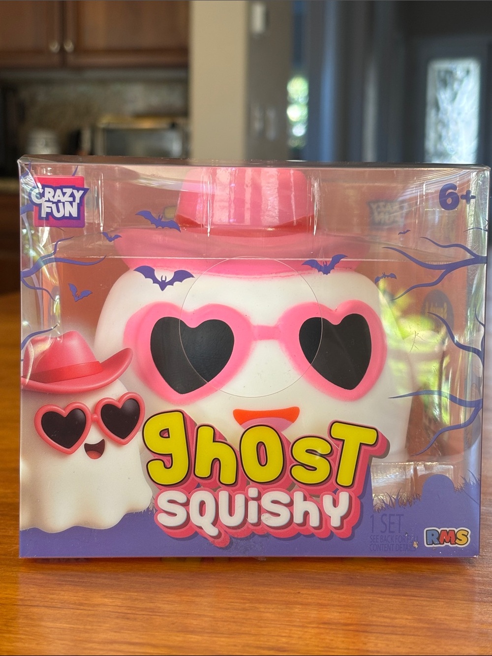 GHOST SQUISHY NEW RMS GHOST COWGIRL PINK GHOST GIRL SUNGLASSES SQUISHY HALLOWEEN